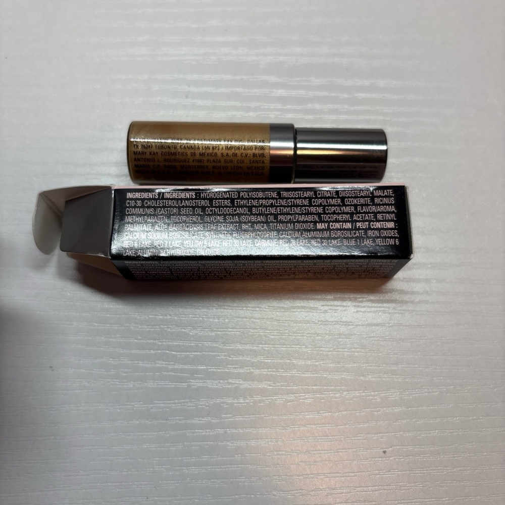 Mary Kay Nourishine Lip Gloss .27fl oz NIB Cream & Sugar - Picture 2 of 5